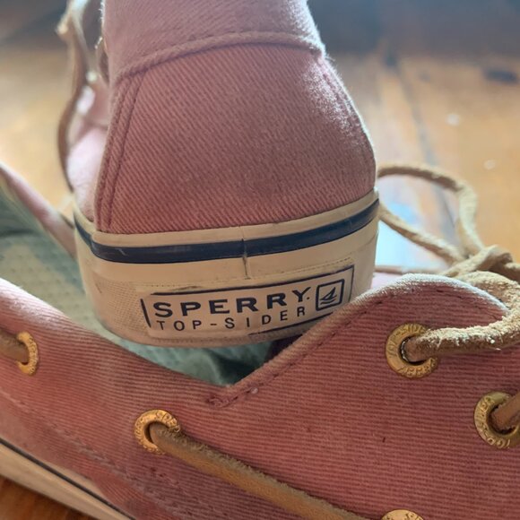Pink Sperry nautical shoes, size 8.5 W - Picture 10 of 15